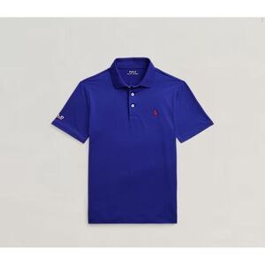 Polo Shirt Recycled Airflow Polo Ralph Lauren Blue Performance Boys‎ L 14/16